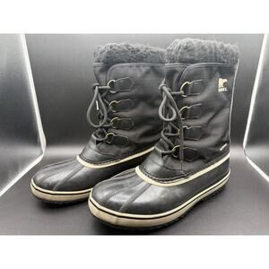 Sorel Mens 1964 Pac Nylon Winter Boots Size 10.5 Waterproof Snow Duck Boots